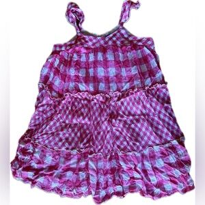 French Connection Pink Gingham Dress